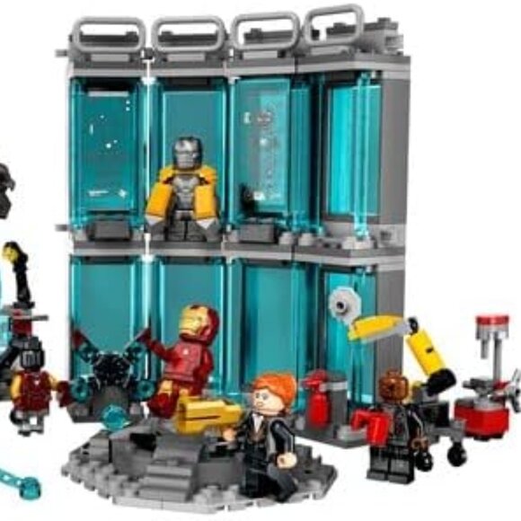 NEW LEGO Marvel Iron Man Armory Toy Building Set 76216 Avengers Lego Set with MK - Picture 11 of 16